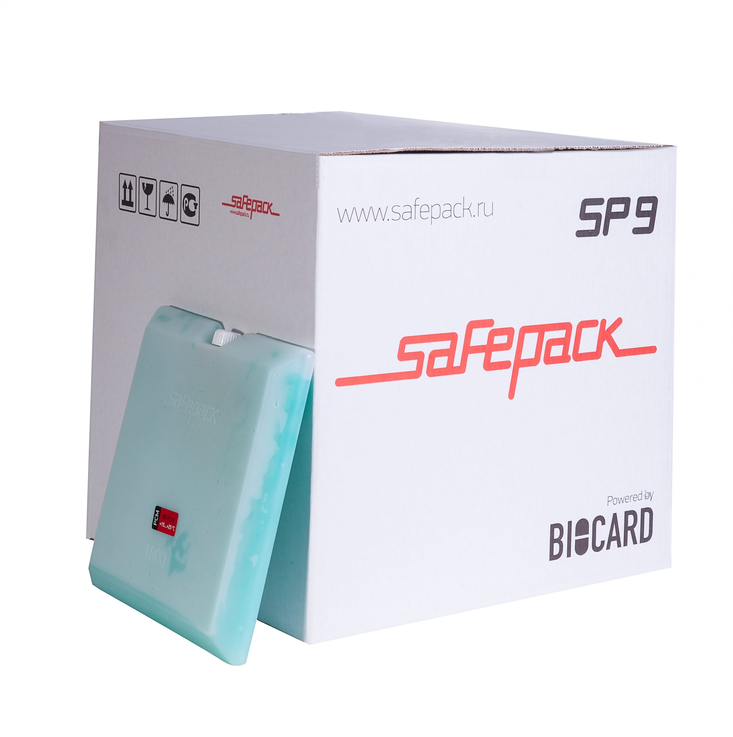 ТЕРМОКОНТЕЙНЕР SAFEPACK SP-9 PPU В ГОФРОКОРОБЕ